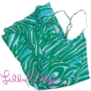 Lilly Pulitzer Silk flouncy Summer Dress Like New